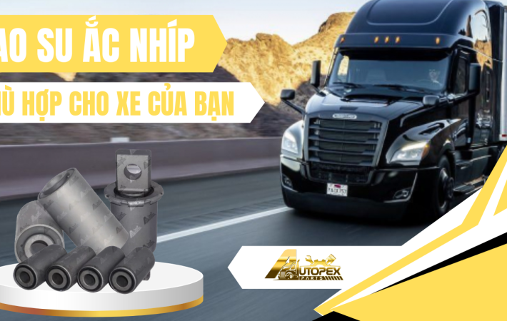 Cao su ắc nhíp cho xe đầu kéo