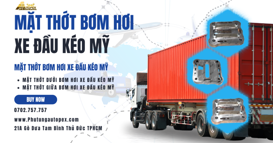 Mặt thớt giữa bơm hơi xe đầu kéo Mỹ là gì?